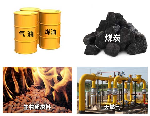 常見的熱源可以分為固體燃料、液體燃料、氣體燃料等